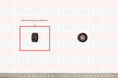 FAI AUTOPARTS t1017 -  Паразитный / ведущий ролик, поликлиновой ремень
